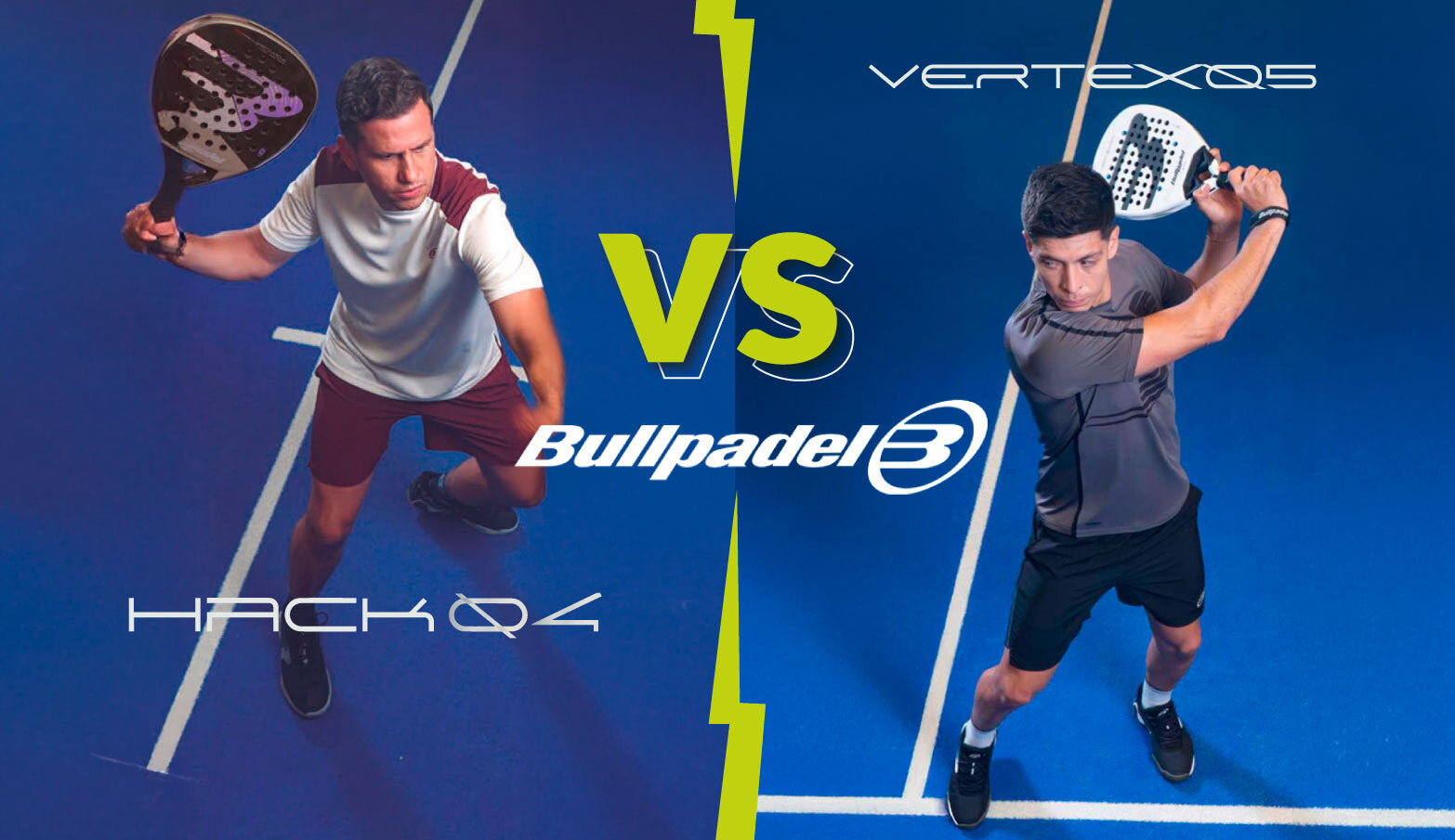 Bullpadel Vertex 05 26 vs Hack 04 26