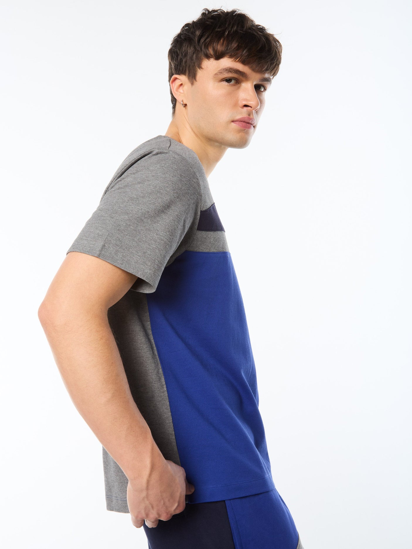 Camiseta de moda Affilato-Azul ultramar intenso