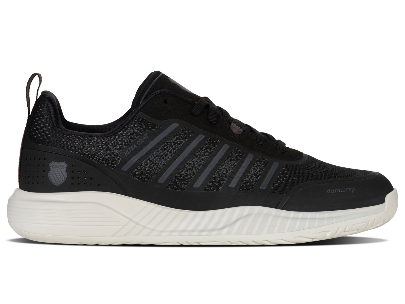 K-Swiss Men's Shoes Ultra Court | Black/Snow White/Asphalt