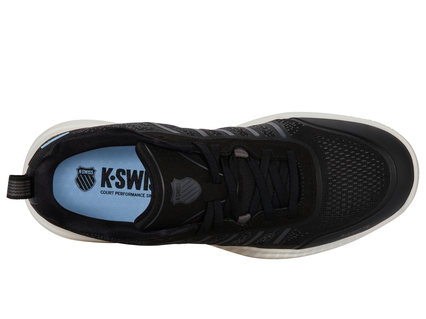K-Swiss Men's Shoes Ultra Court | Black/Snow White/Asphalt