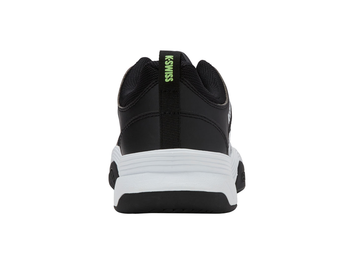 K-Swiss Men's Shoes Court Express 2 | Black/White/Soft Neon Green