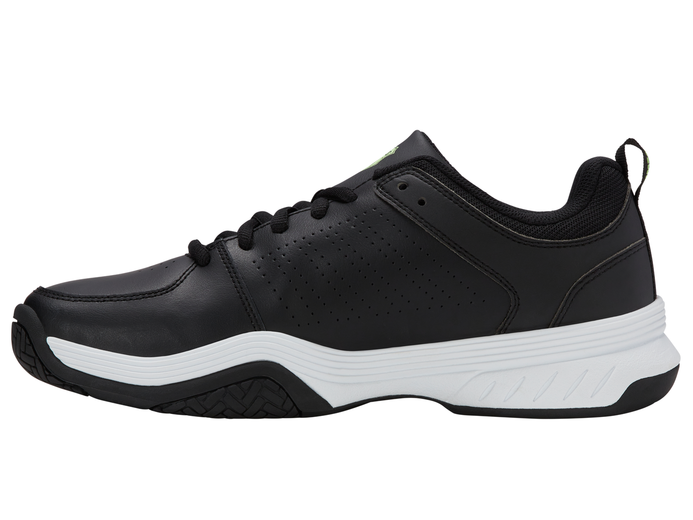 K-Swiss Men's Shoes Court Express 2 | Black/White/Soft Neon Green