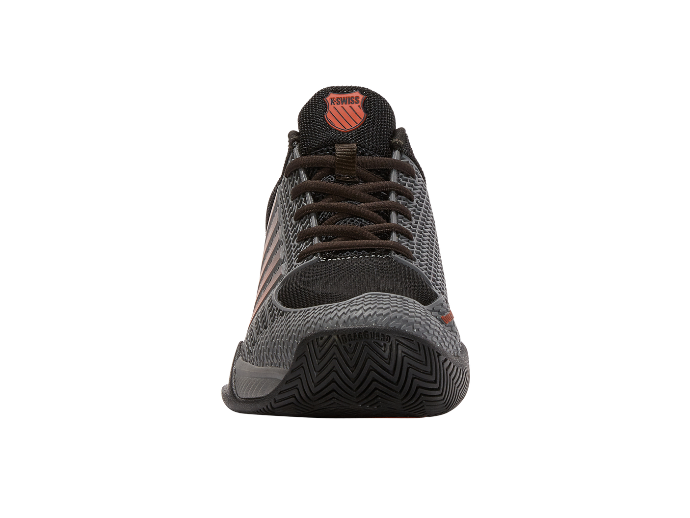 K-Swiss Men's Shoes Express Light Pickleball | Steel Gray/Jet Black/Spicy Orange