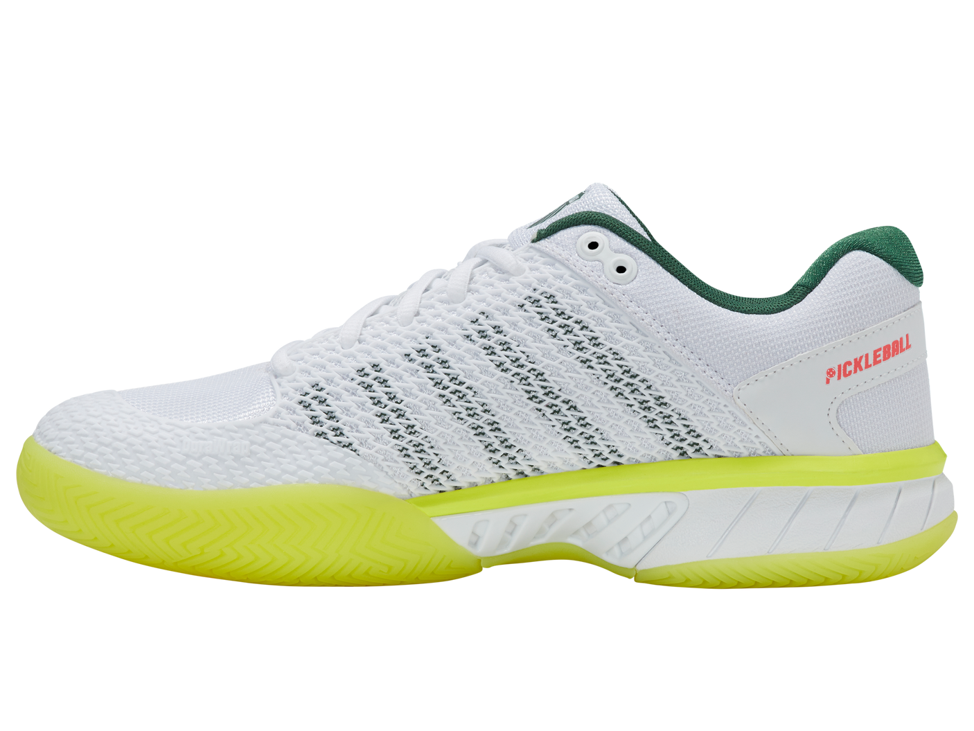 K-Swiss Men's Shoes Express Light Pickleball | White/Neon Lime/Eden