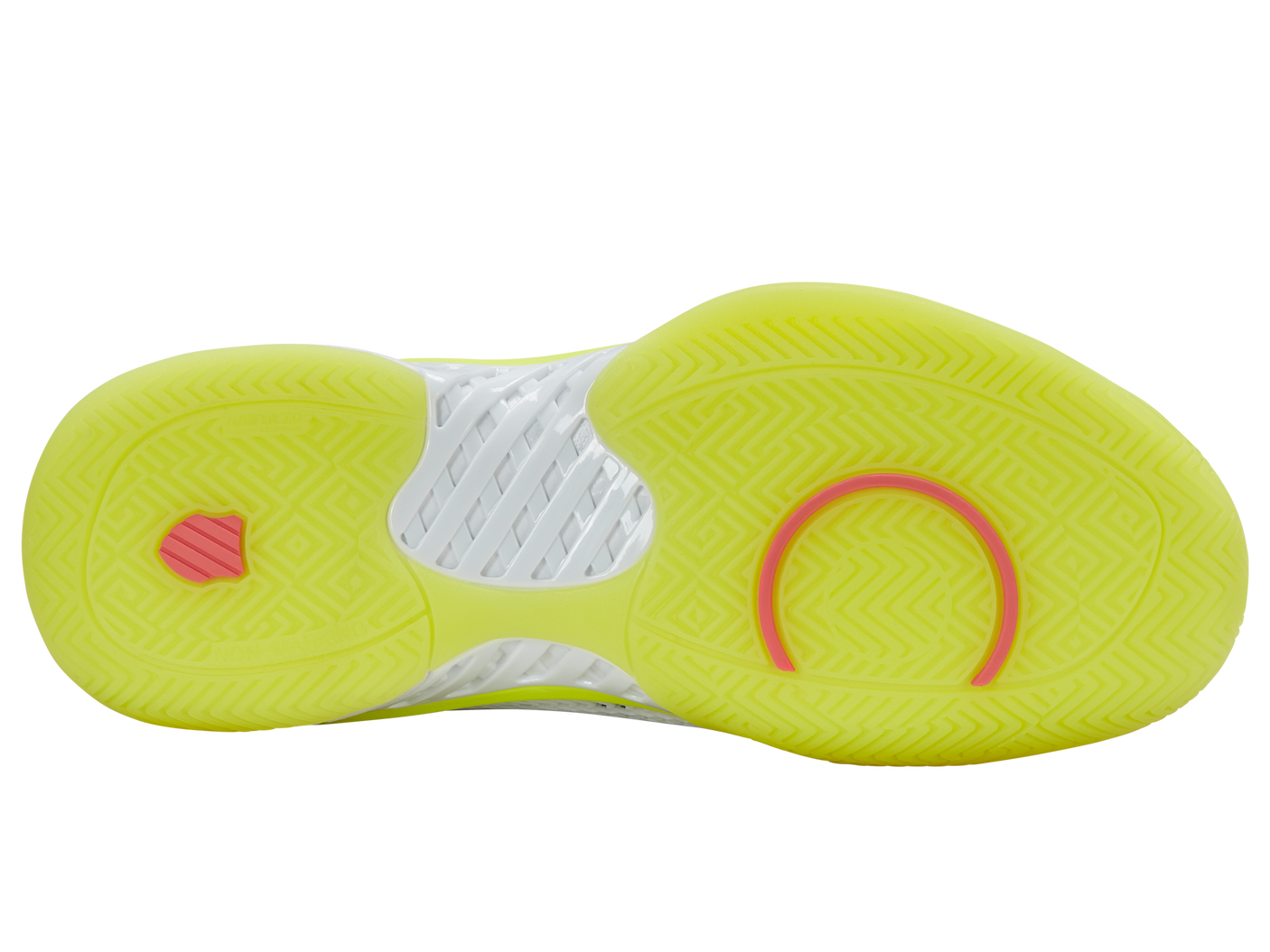 K-Swiss Men's Shoes Express Light Pickleball | White/Neon Lime/Eden