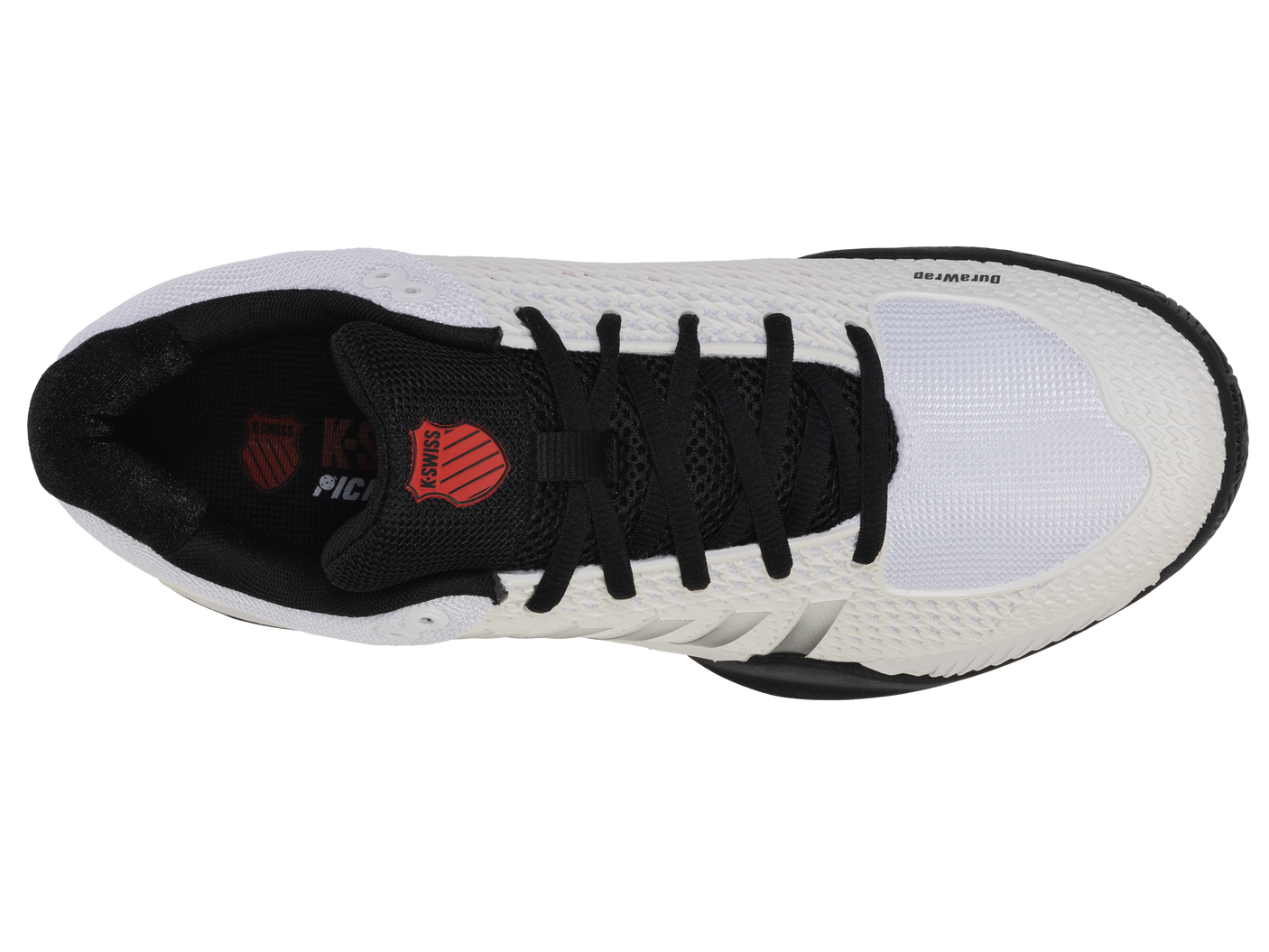 K-Swiss Men's Shoes Express Light Pickleball | White/Black/High Risk Red