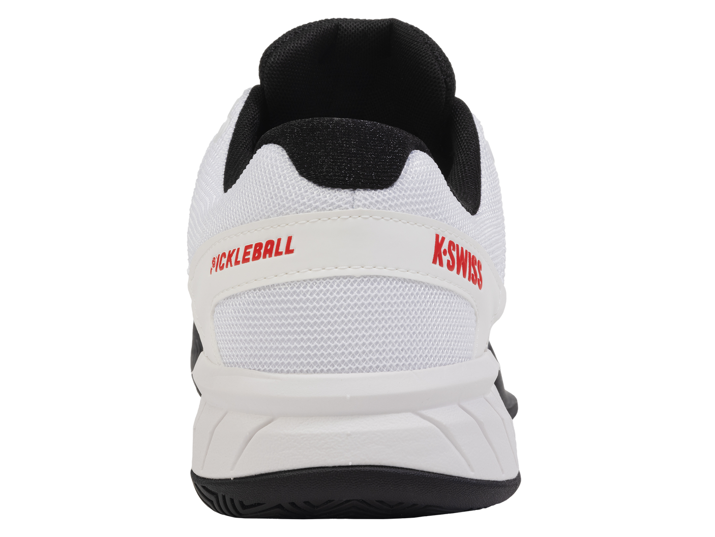 K-Swiss Men's Shoes Express Light Pickleball | White/Black/High Risk Red