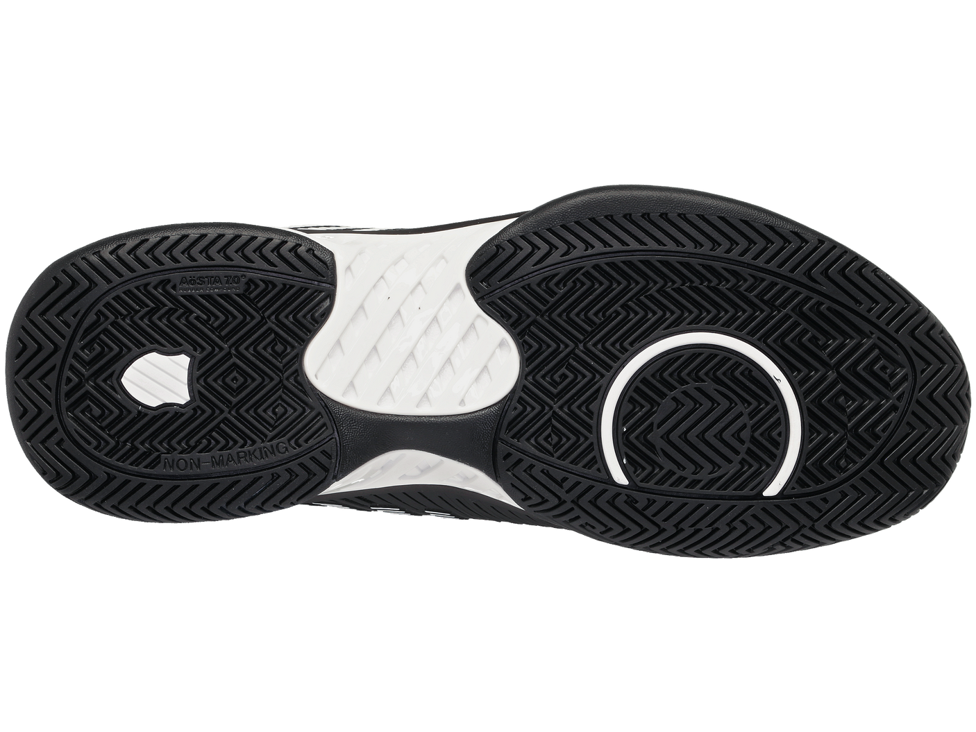 Zapatillas K-Swiss Hypercourt Express 2 para hombre | Negro/Blanco/Cintura alta