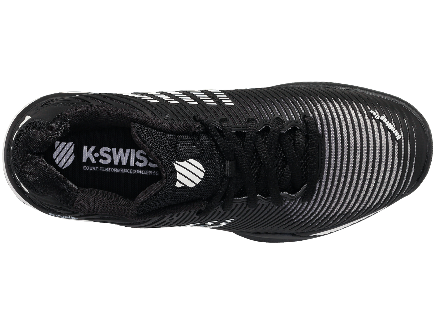 Zapatillas K-Swiss Hypercourt Express 2 para hombre | Negro/Blanco/Cintura alta