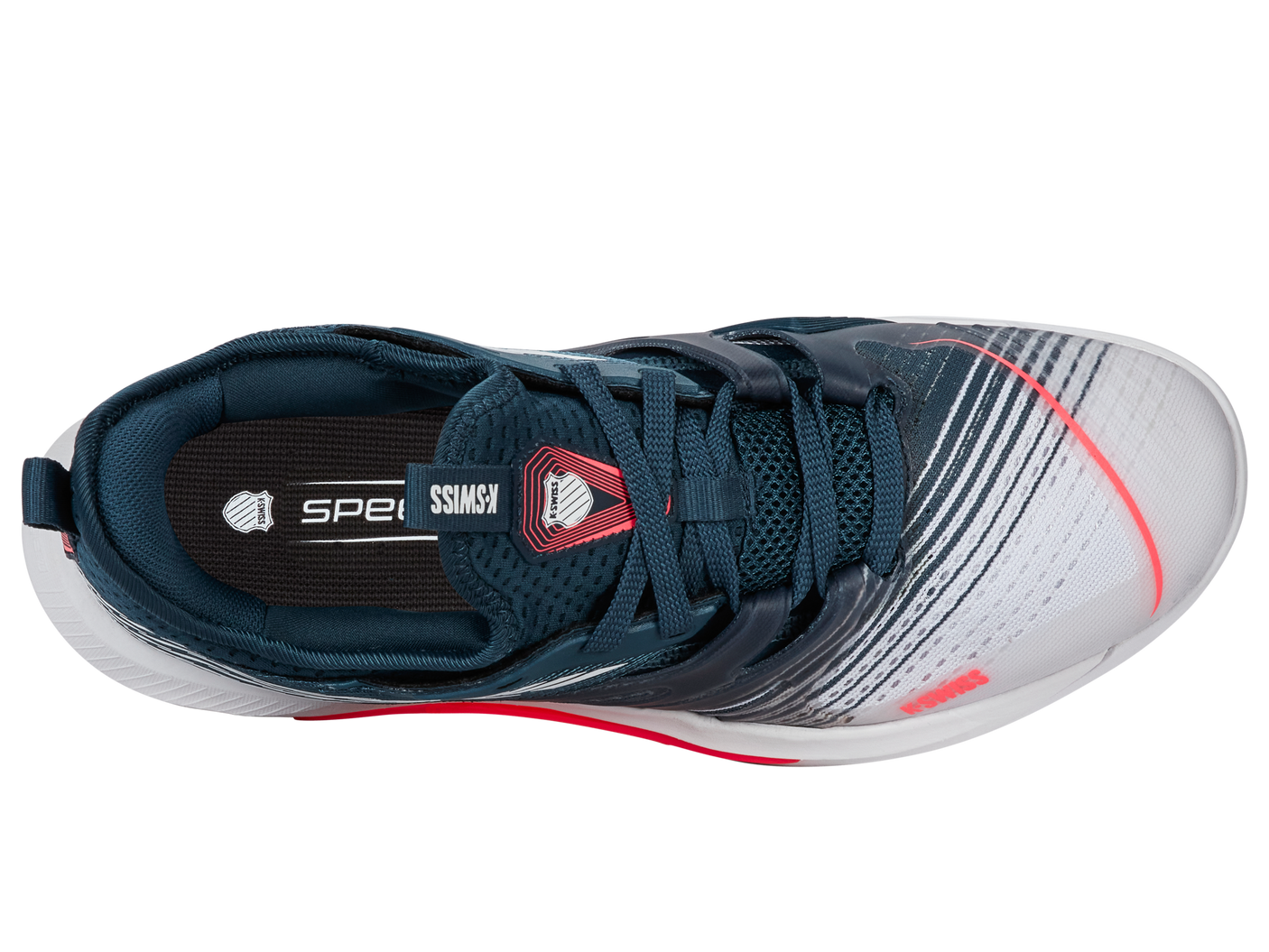 K-Swiss Men's Shoes Speedtrac | White/Stargazer/Neon Blaze