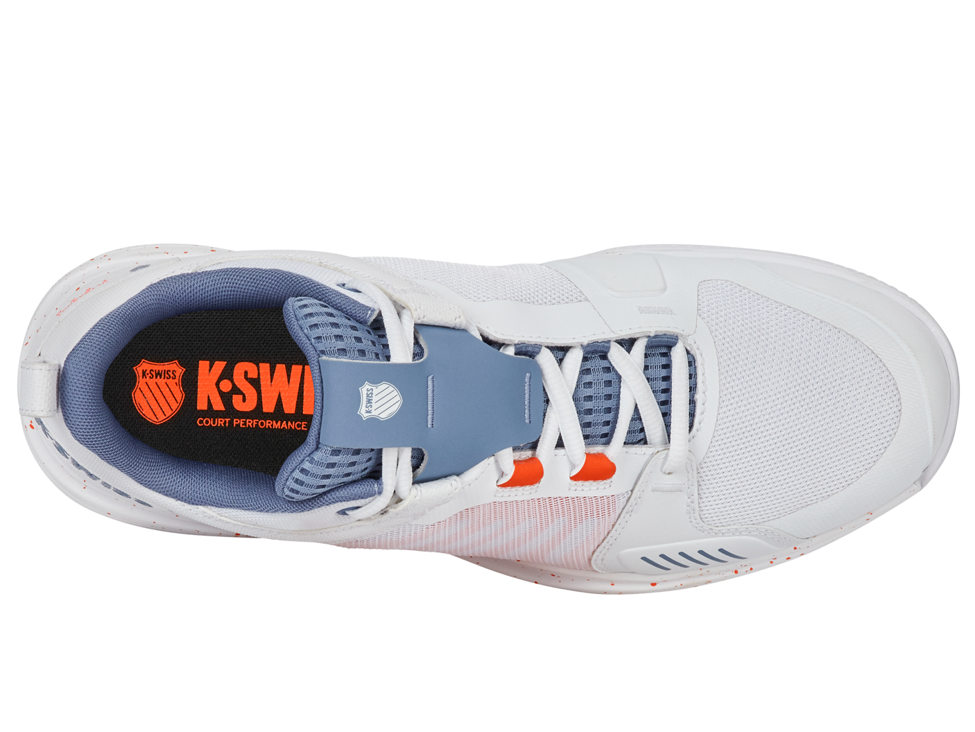 Zapatillas K-Swiss Ultrashot Team para hombre | Blanco/Infinito/Ibis escarlata