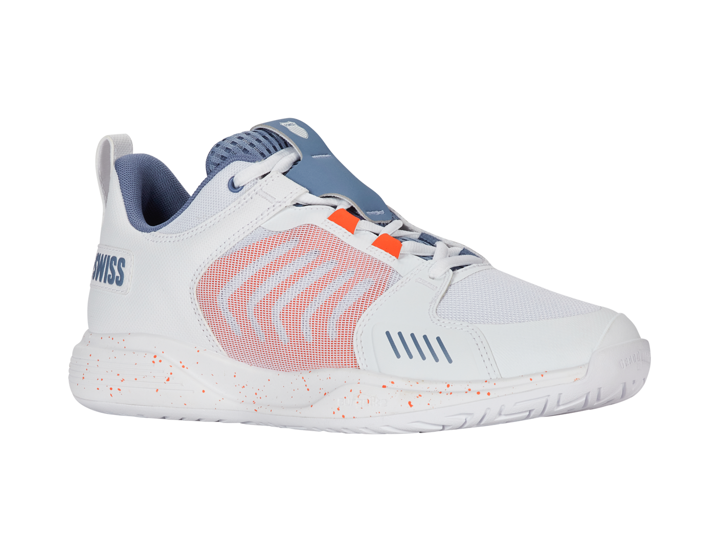 Zapatillas K-Swiss Ultrashot Team para hombre | Blanco/Infinito/Ibis escarlata