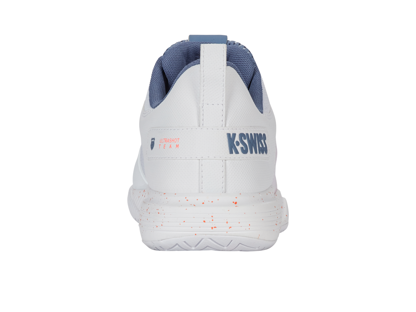 Zapatillas K-Swiss Ultrashot Team para hombre | Blanco/Infinito/Ibis escarlata