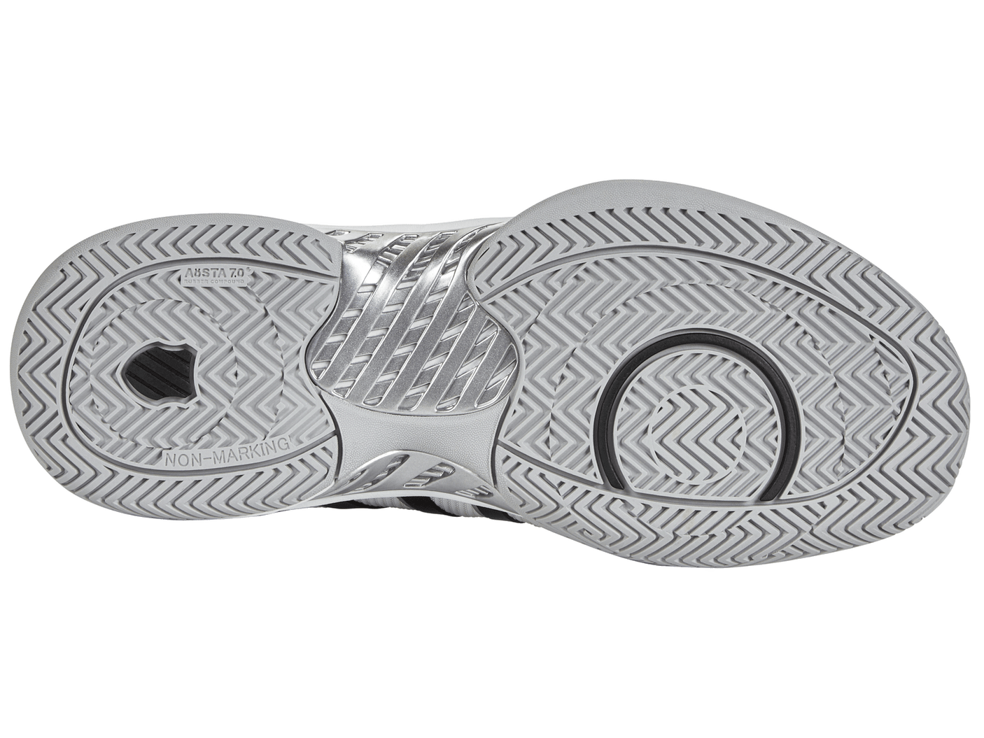Zapatillas K-Swiss para hombre Pickleball Supreme | Blanco/Gris claro/Negro