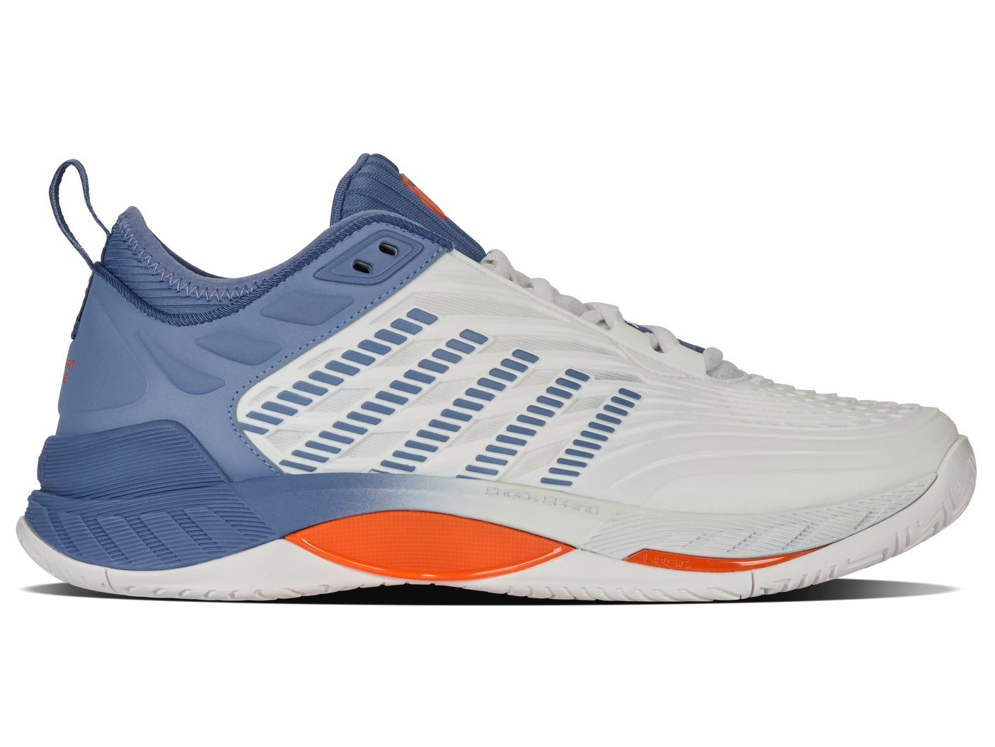 K-Swiss Men's Shoes Hypercourt Supreme 2 | Lucent White/Infinity/Scarlet Ibis
