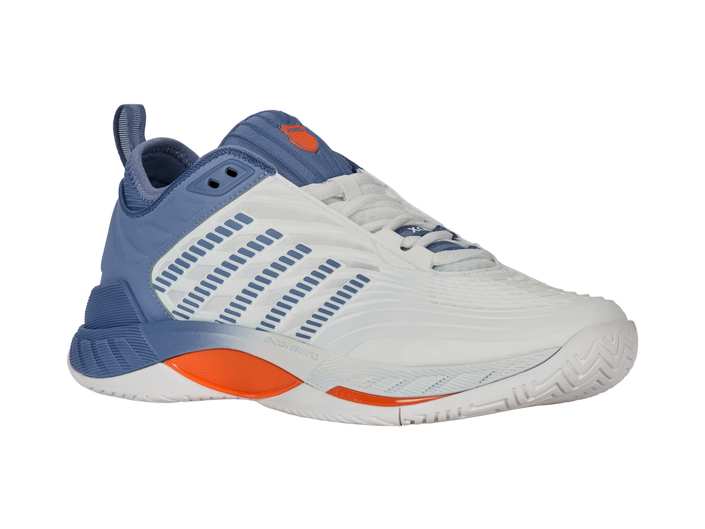 K-Swiss Men's Shoes Hypercourt Supreme 2 | Lucent White/Infinity/Scarlet Ibis