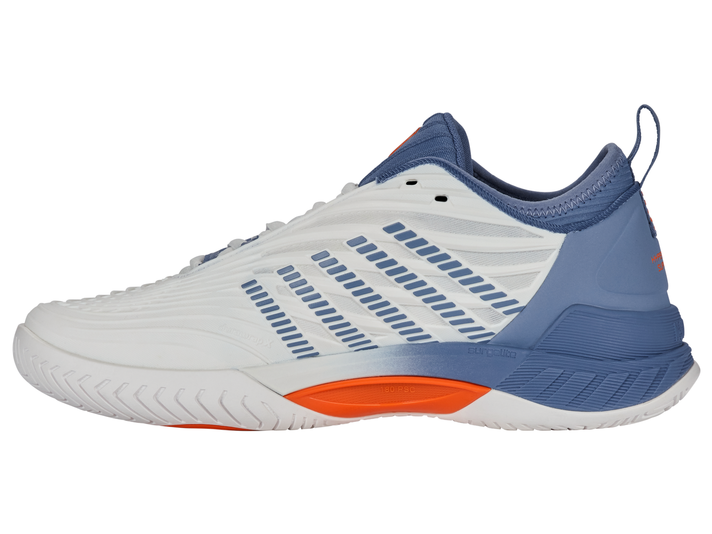 K-Swiss Men's Shoes Hypercourt Supreme 2 | Lucent White/Infinity/Scarlet Ibis