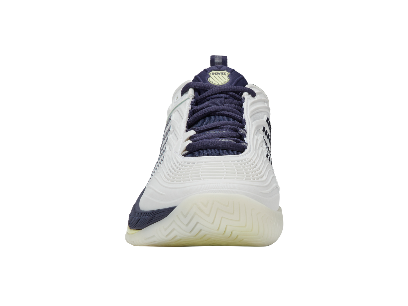Zapatillas K-Swiss Hypercourt Supreme 2 para hombre | Blanco/Academia Naval/Verde Luminario