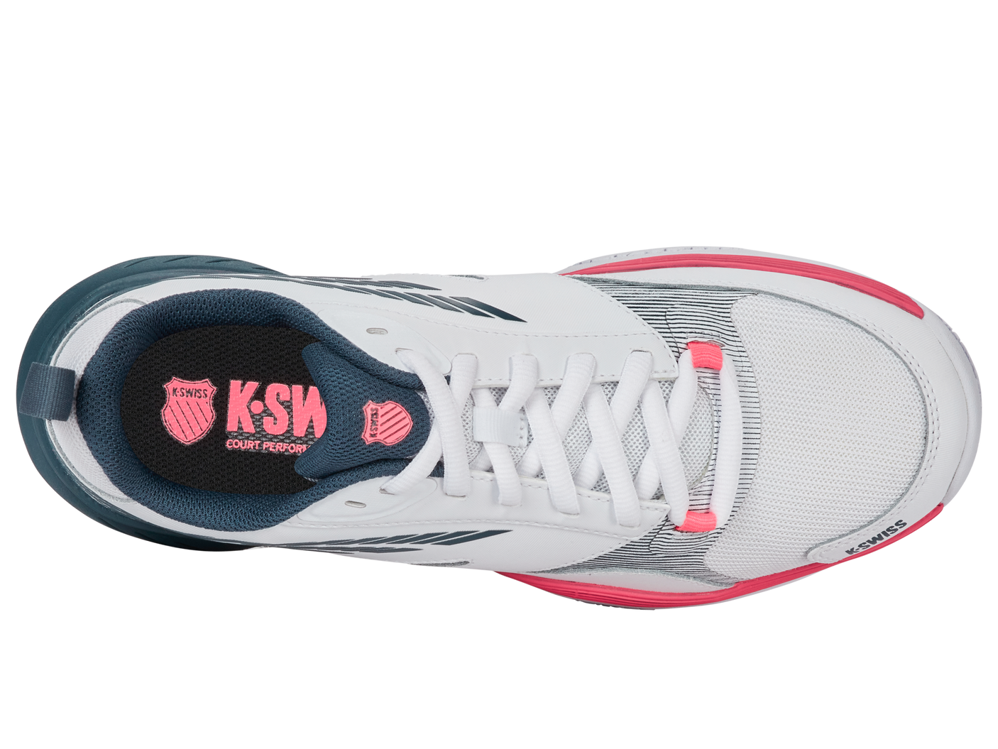 Zapatillas K-Swiss Speedex para hombre | Blanco/Stargazer/Neón Blaze