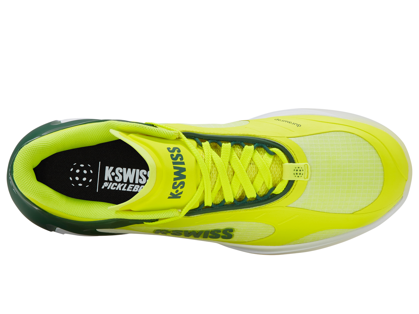Zapatillas de hombre K-Swiss K-Frame Pickleball | Verde Lima Neón/Eden/Blanco