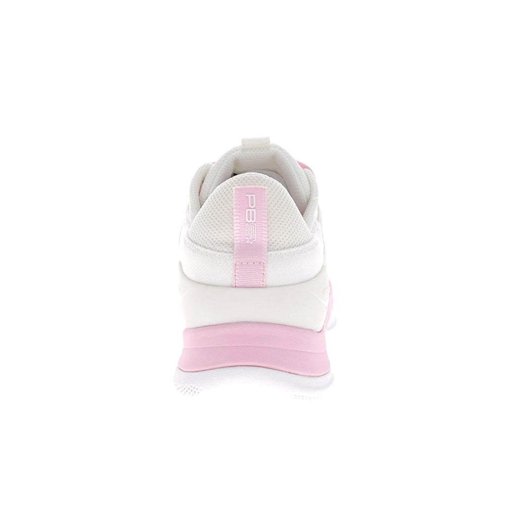 PB5 Women's Pickleball Shoes Court2 | White-Powder Pink