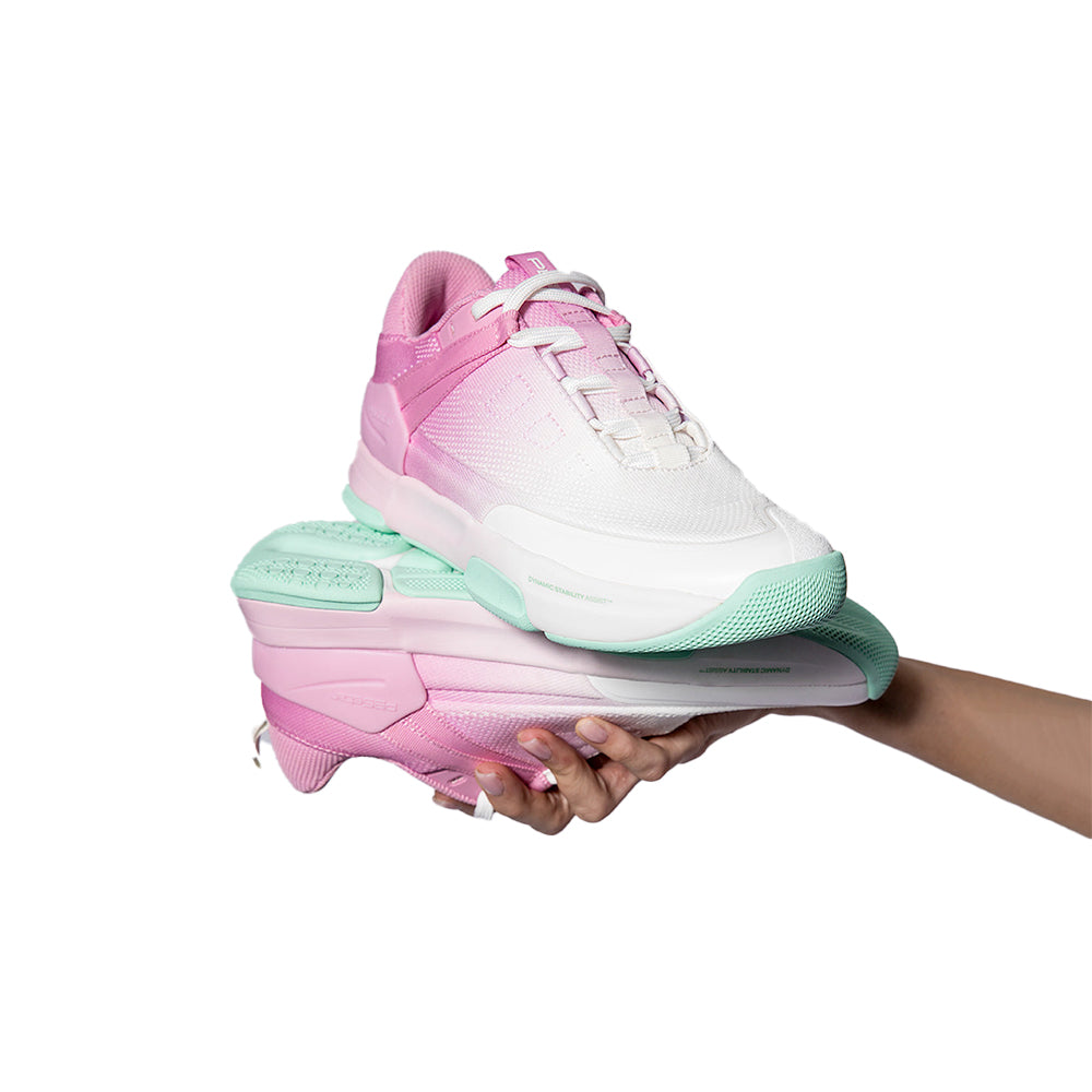 PB5 Women's Pickleball Shoes Court2 | Pink Multi