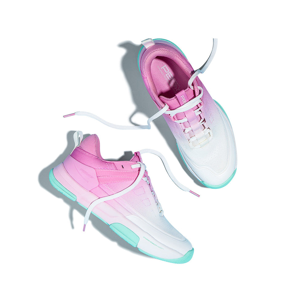 PB5 Women's Pickleball Shoes Court2 | Pink Multi
