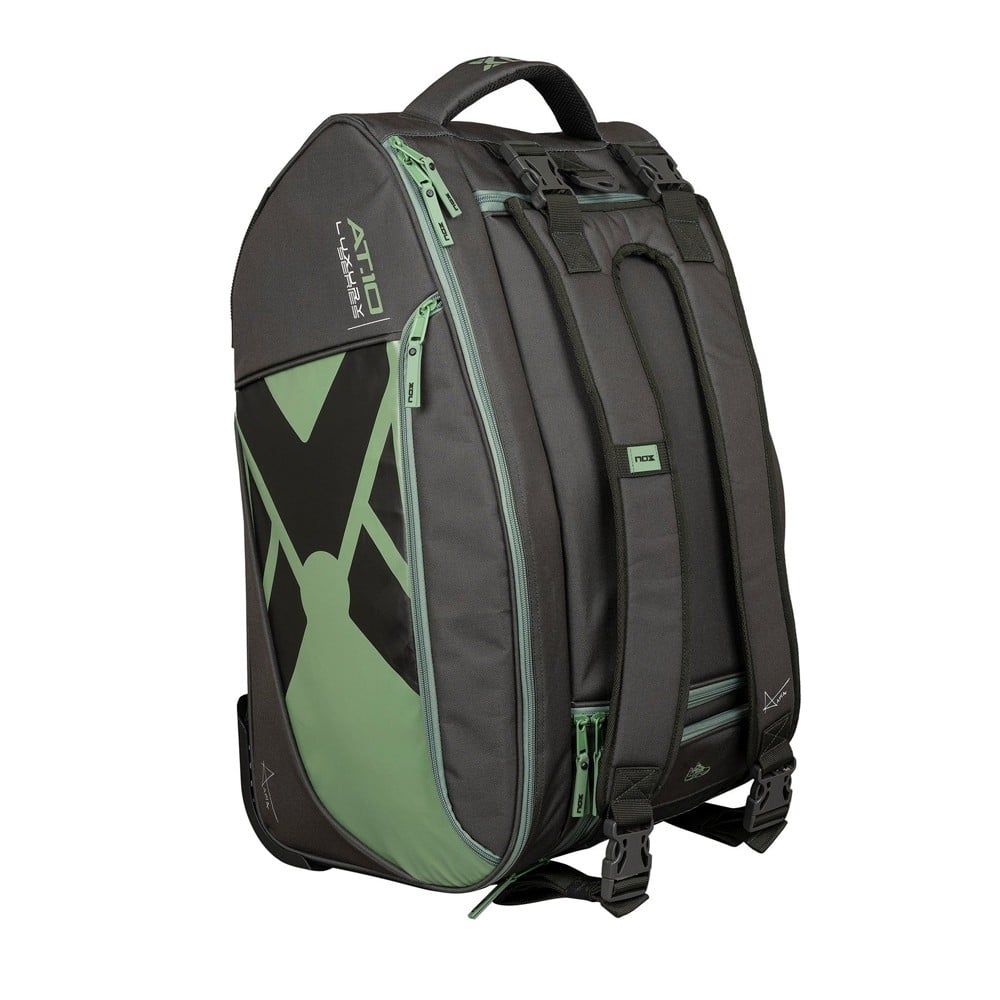 Nox Padel Bag AT10 Competition Trolley Padel Bag Black & Green
