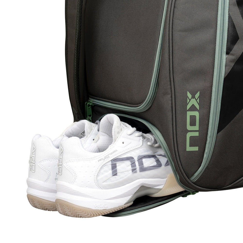 Nox Padel Bag AT10 Competition Trolley Padel Bag Black & Green
