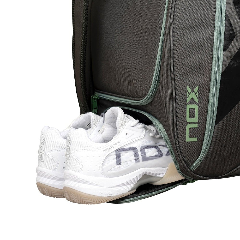 Nox Padel Bag AT10 Competition Trolley Padel Bag Black & Green