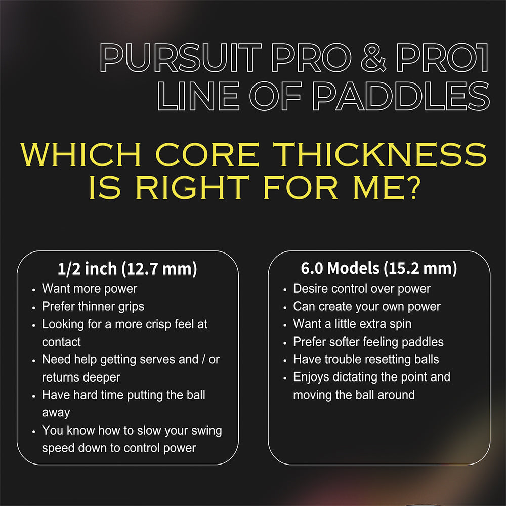 Engage Pala de Pickleball Pursuit Pro1 | Cuerpo ancho