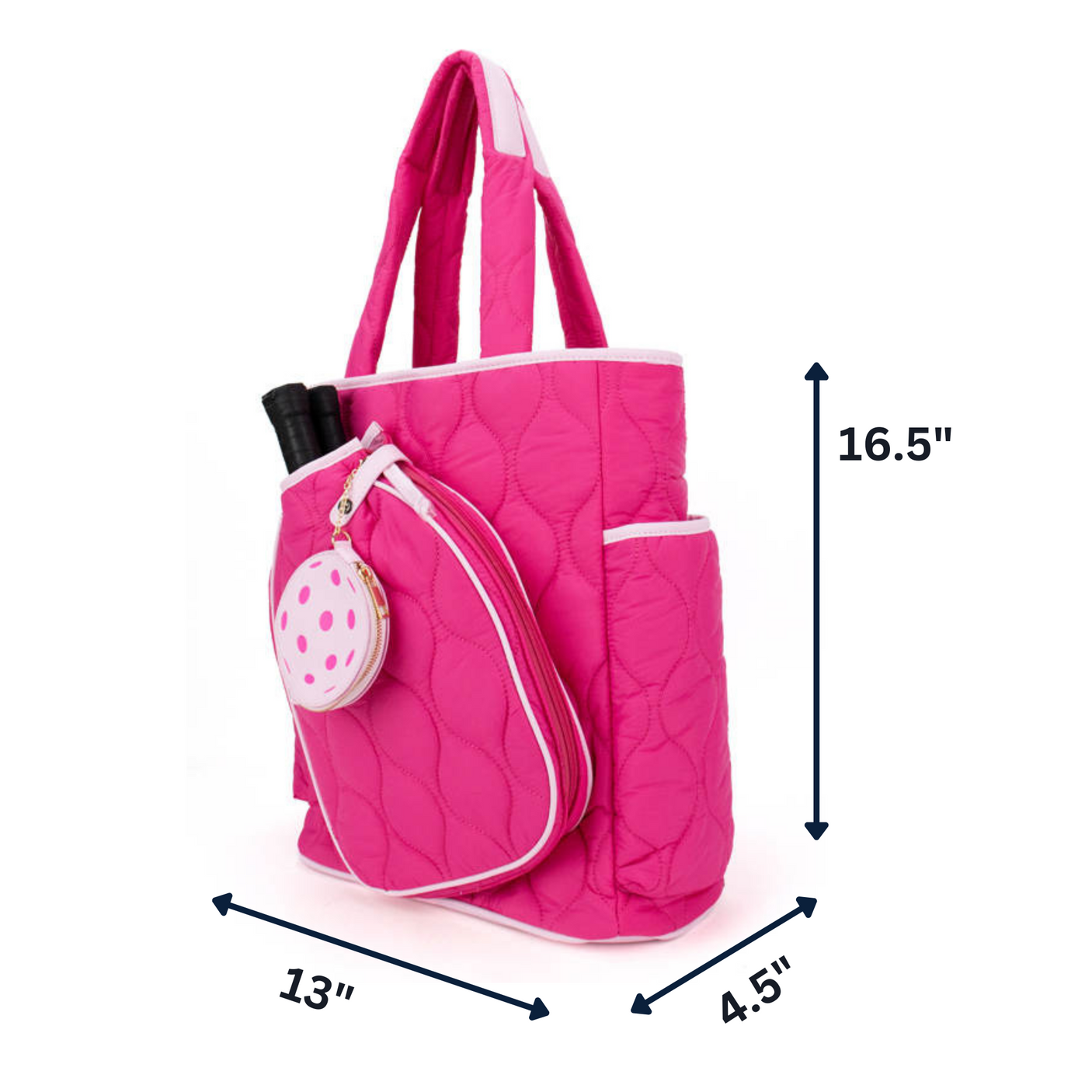 Queen Of The Court Fifth Ave Pickleball Convertible Tote Bag/Backpack