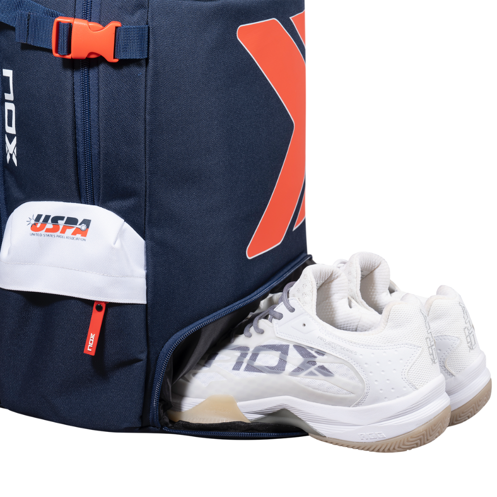 Nox Padel Bag USPA Pro Series Backpack Blue & Red