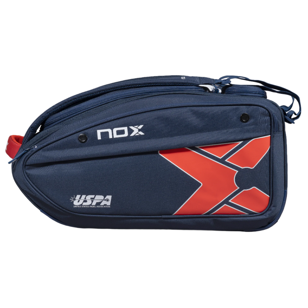 Nox Padel Bag USPA Pro Series Racket Bag Blue & Red