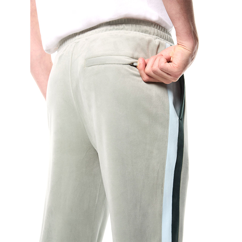 Sergio Tacchini Banda Velour Track Pant - Slate Gray