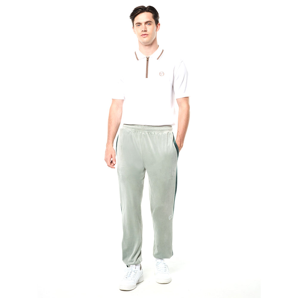 Sergio Tacchini Banda Velour Track Pant - Slate Gray
