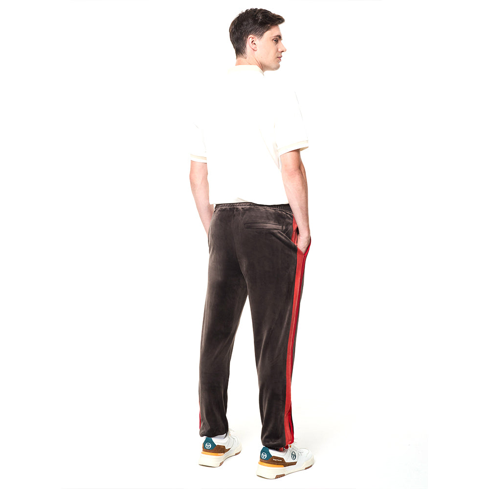Sergio Tacchini Banda Velour Track Pant - Mulch