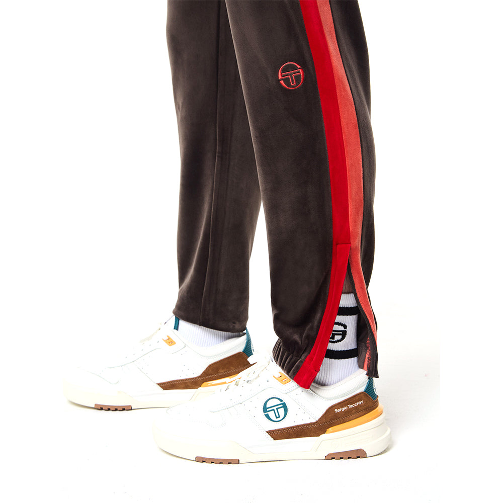 Sergio Tacchini Banda Velour Track Pant - Mulch