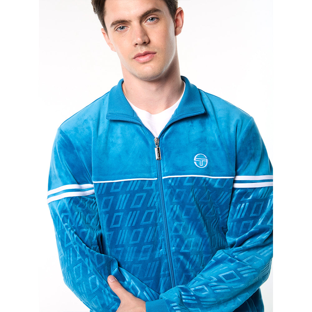 Sergio Tacchini Bandiera Track Jacket - Mykonos Blue