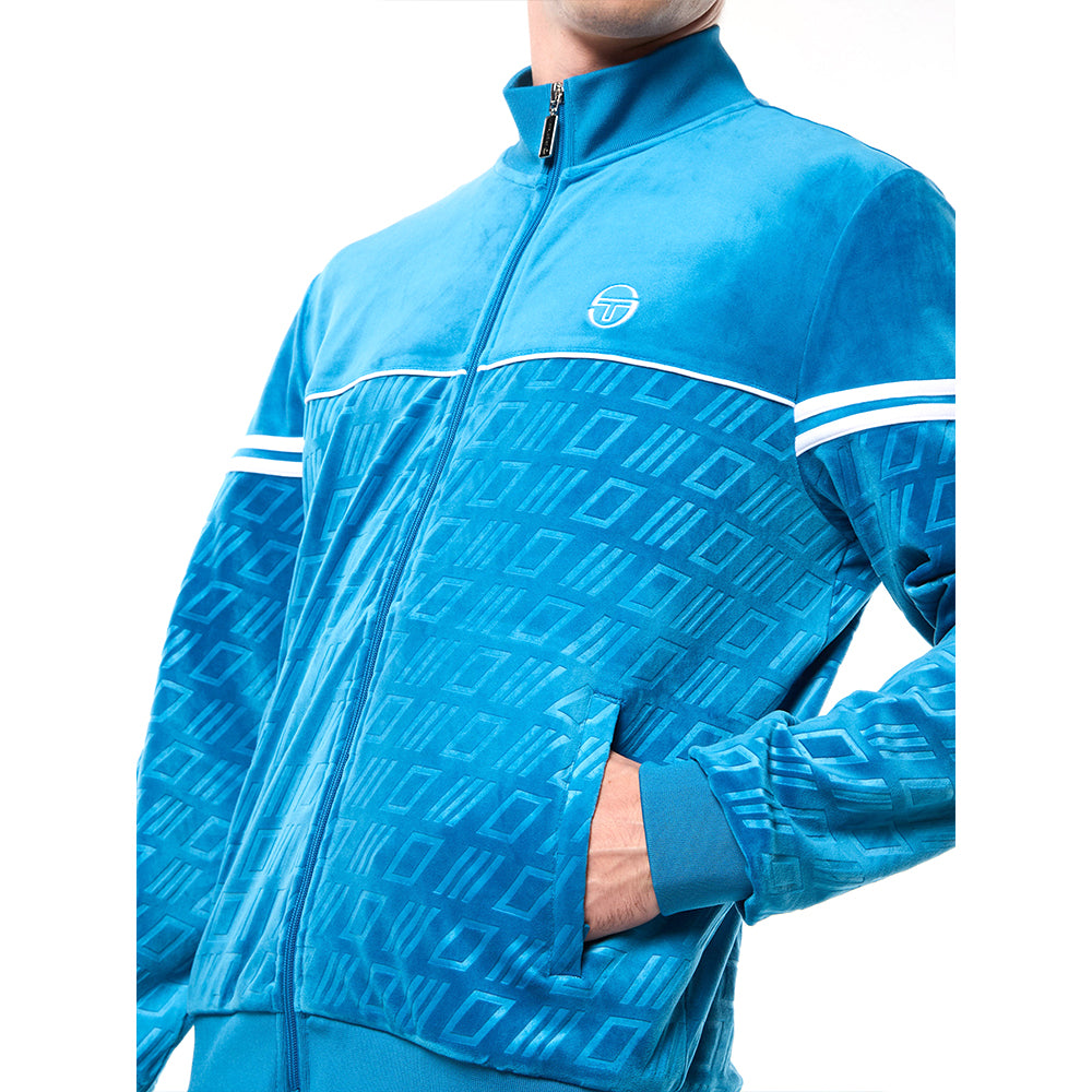 Sergio Tacchini Bandiera Track Jacket - Mykonos Blue