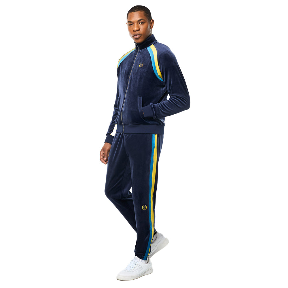 Sergio Tacchini Banda Velour Track Jacket - Maritime Blue