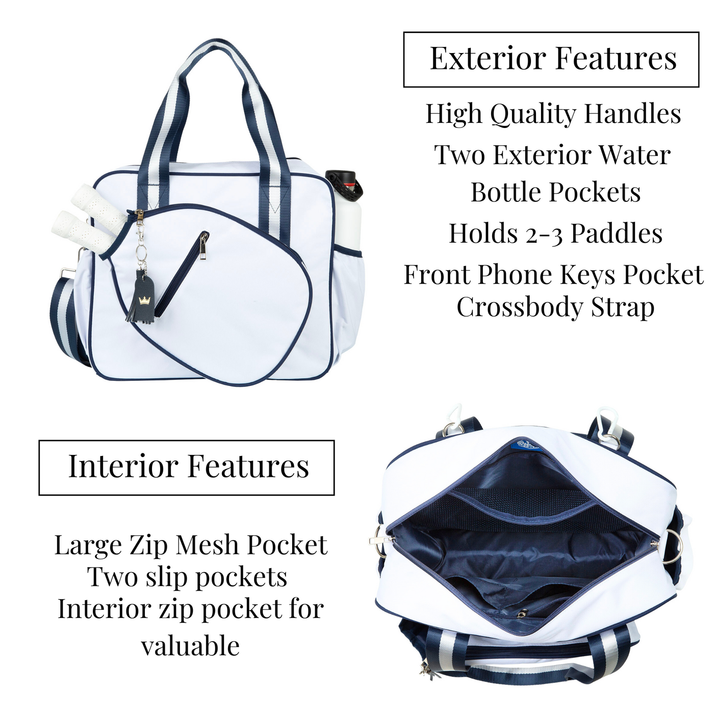 Queen Of The Court Prepster Pickleball Bag