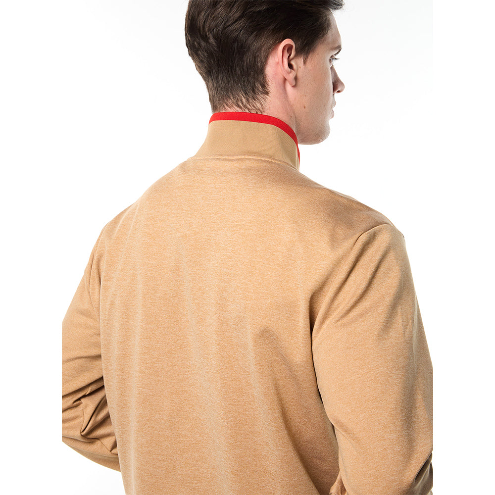 Sergio Tacchini Nuvola Quarter Zip - Bronze Brown