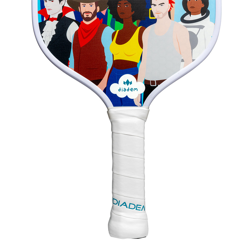 Pala de pickleball Diadem People of Pickleball de Shelby y Sandy