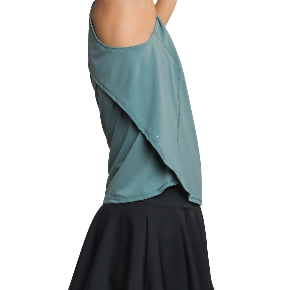 Urban Court - Green Cross-back Performance Tank