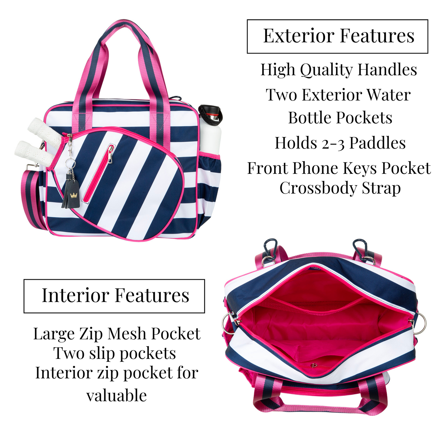 Queen Of The Court Prepster Pickleball Bag