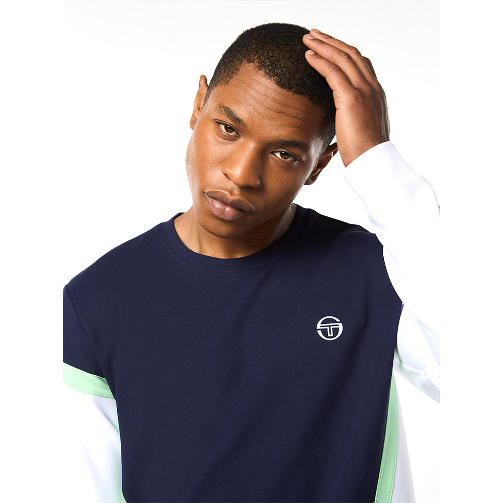 Sergio Tacchini Pagia Crewneck - Maritime Blue