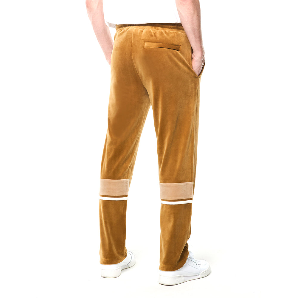 Sergio Tacchini Damarindo Velour Track Pant - Bronze Brown