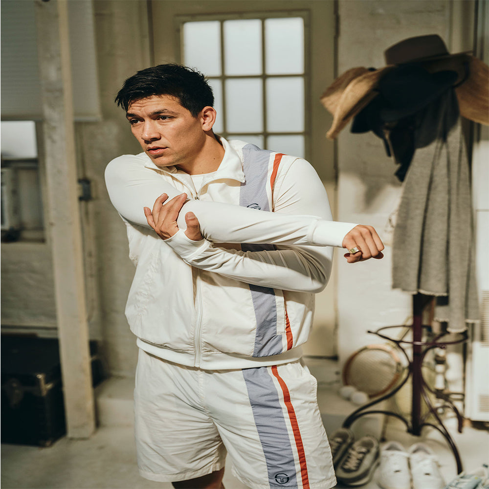 Sergio Tacchini Attivo Damarindo Long Sleeve Tee - Gardenia