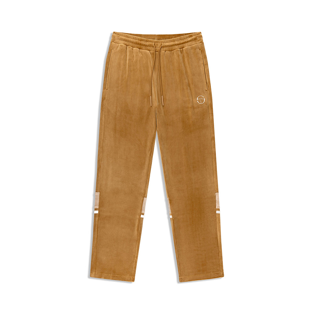 Sergio Tacchini Damarindo Velour Track Pant - Bronze Brown